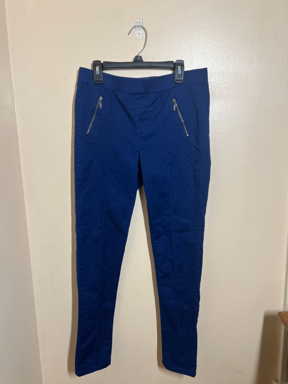 love, Fire Navy Blue slim fit slacks